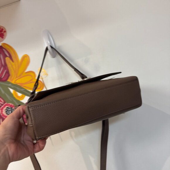 Brighton Meadow Flap Crossbody Bag, 11"x6.5" (retail $485) - Picture 3 of 4